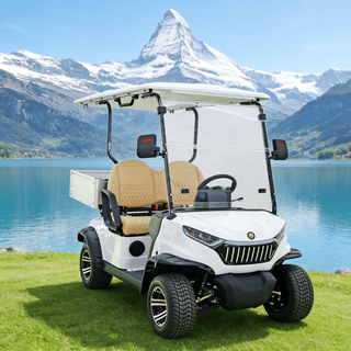 YATIAN GQ02Z مركبة صيد كهربائية بمقعدين 4 × 4 مع صندوق شحن - جاهزة للطرق الوعرة 