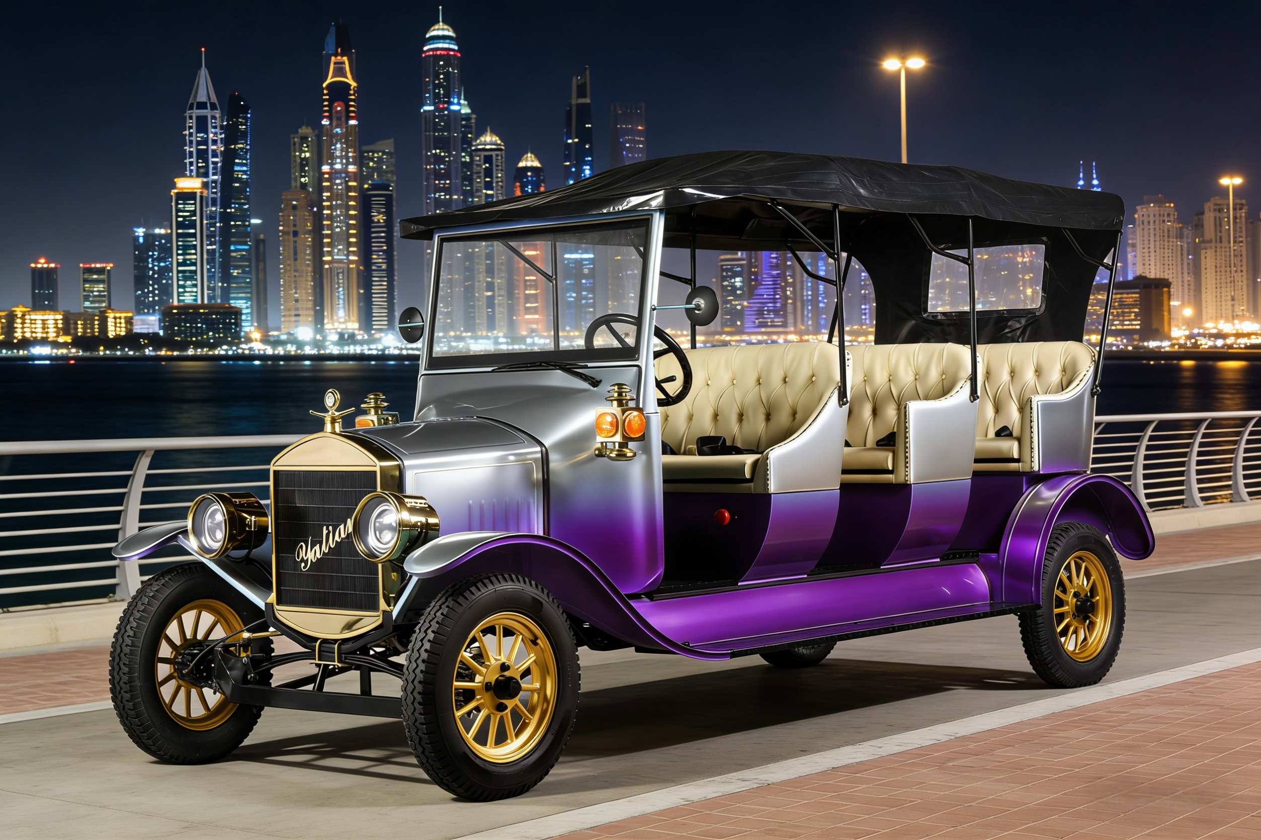 LY08B السيارة الكلاسيكية الرجعية (5)