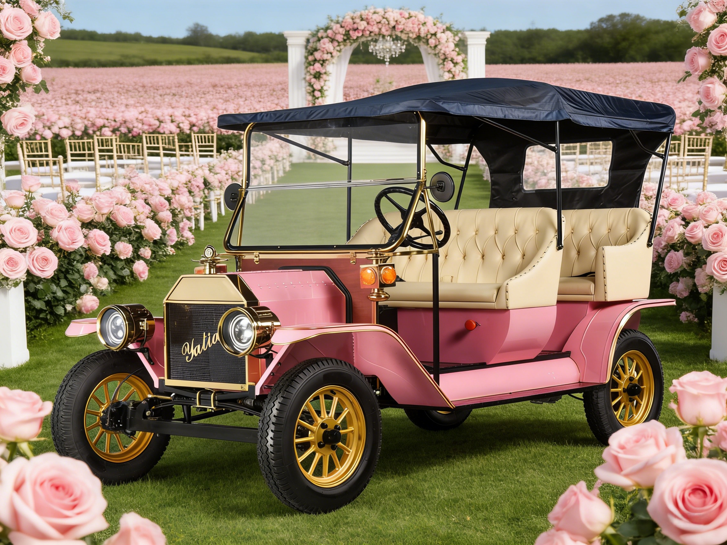 خدمة كونسيرج حفلات الزفاف وعرض خاص لسوق الشرق الأوسط - سيارة YATIAN Retro الكهربائية بقيمة 8100 دولار، تعادل سريع