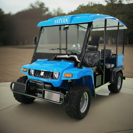 سيارة دورية كهربائية ياتيان مع صفارة إنذار وشريط ضوئي للأمن وإنفاذ القانون