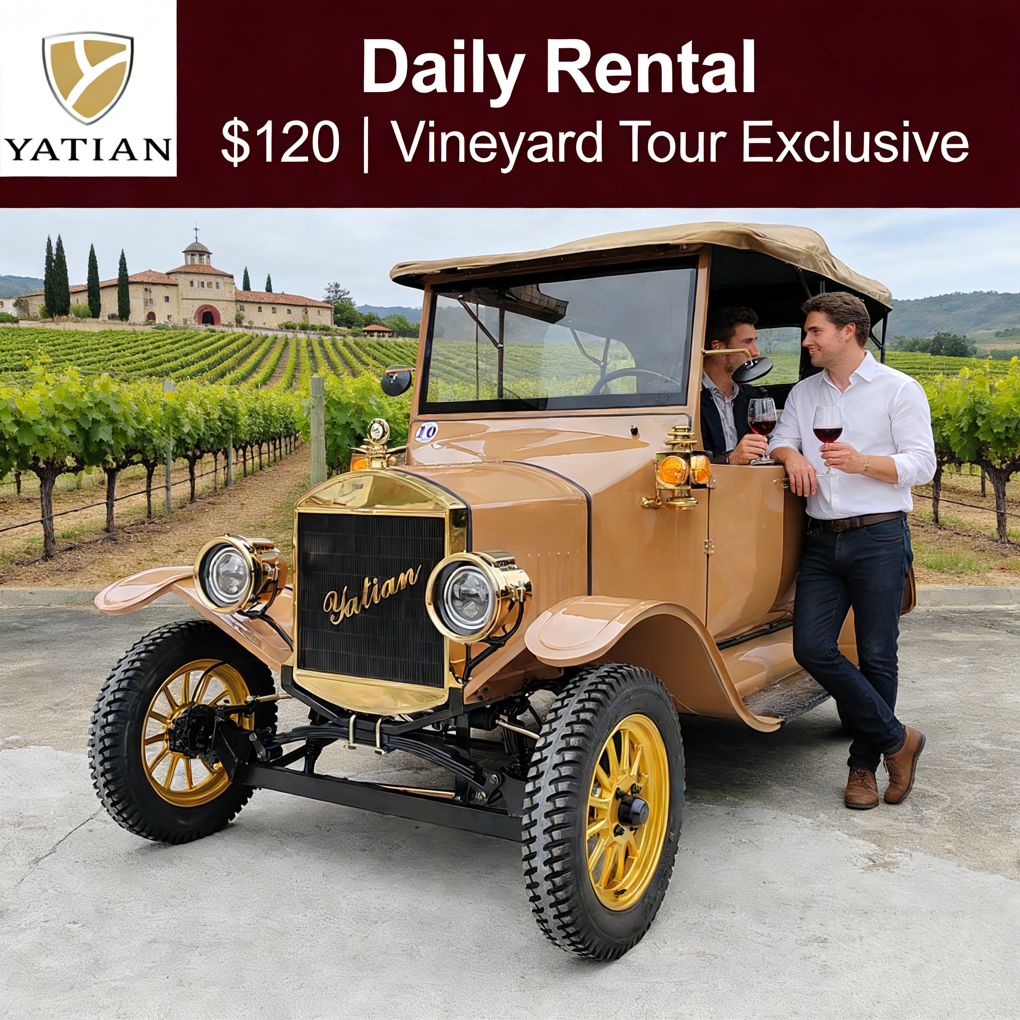 المركبات الكهربائية التجارية الرجعية ياتيان (2)