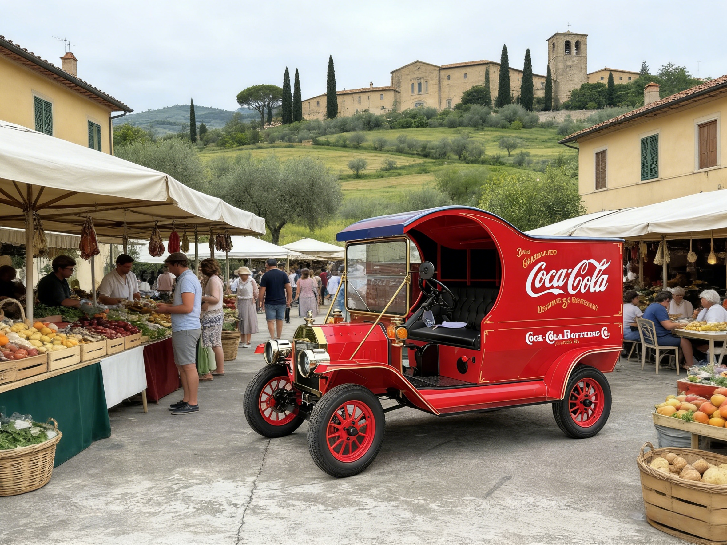 شاحنة كوكا كولا الكهربائية القديمة من ياتيان (1)