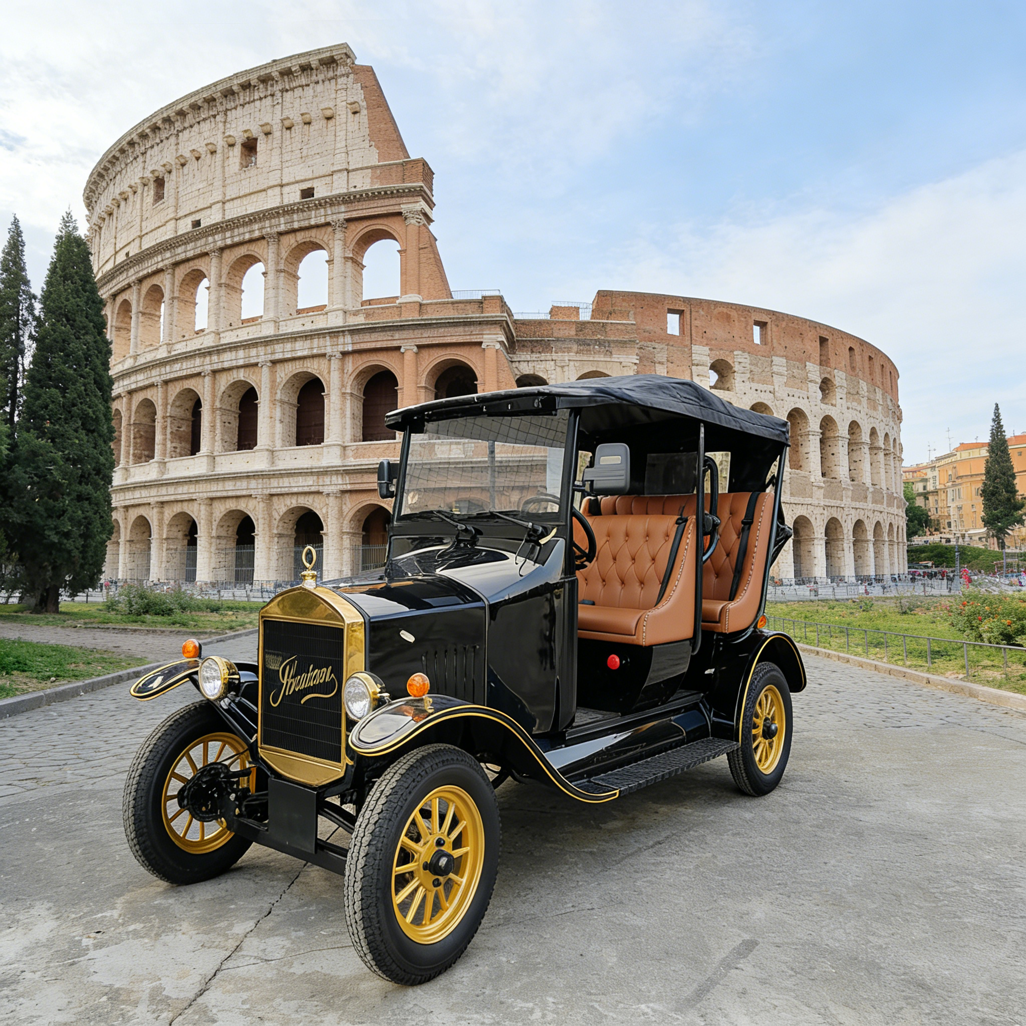 سيارة كهربائية لمشاهدة معالم المدينة