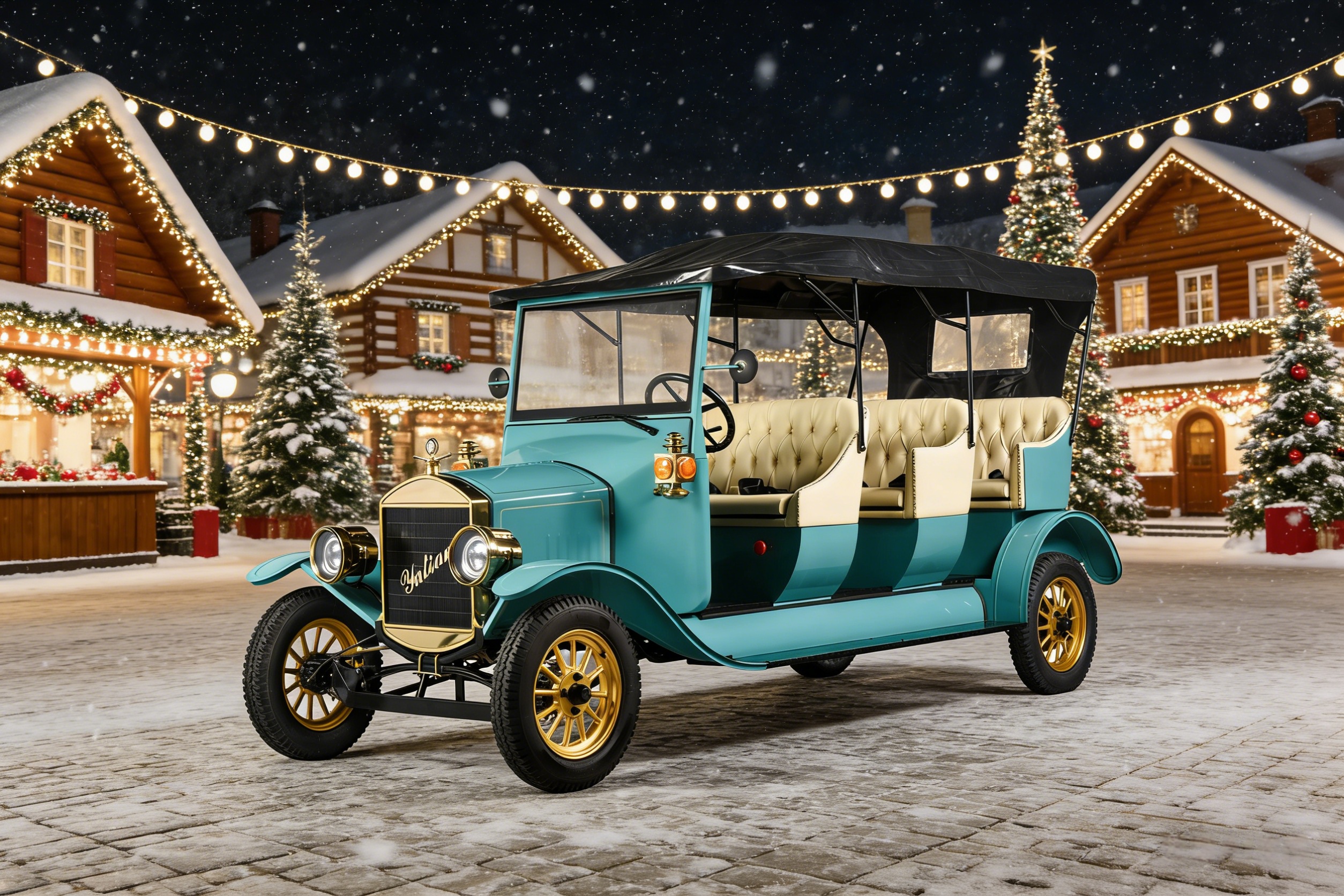 LY08B السيارة الكلاسيكية الرجعية (2)