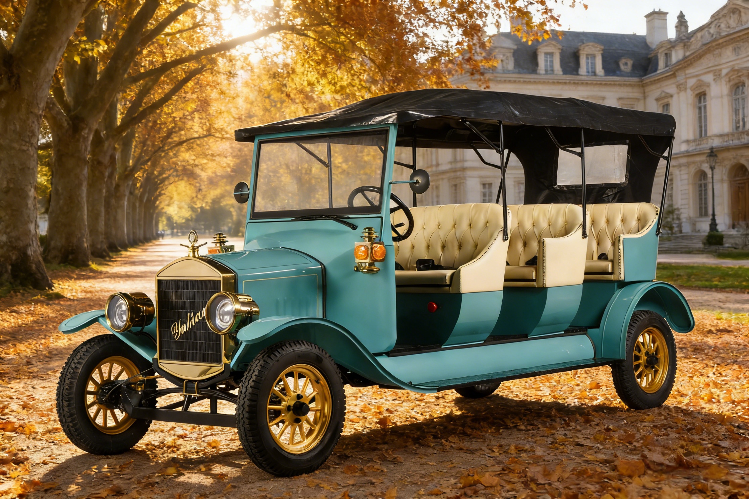 LY08B سيارة كلاسيكية ريترو (1)