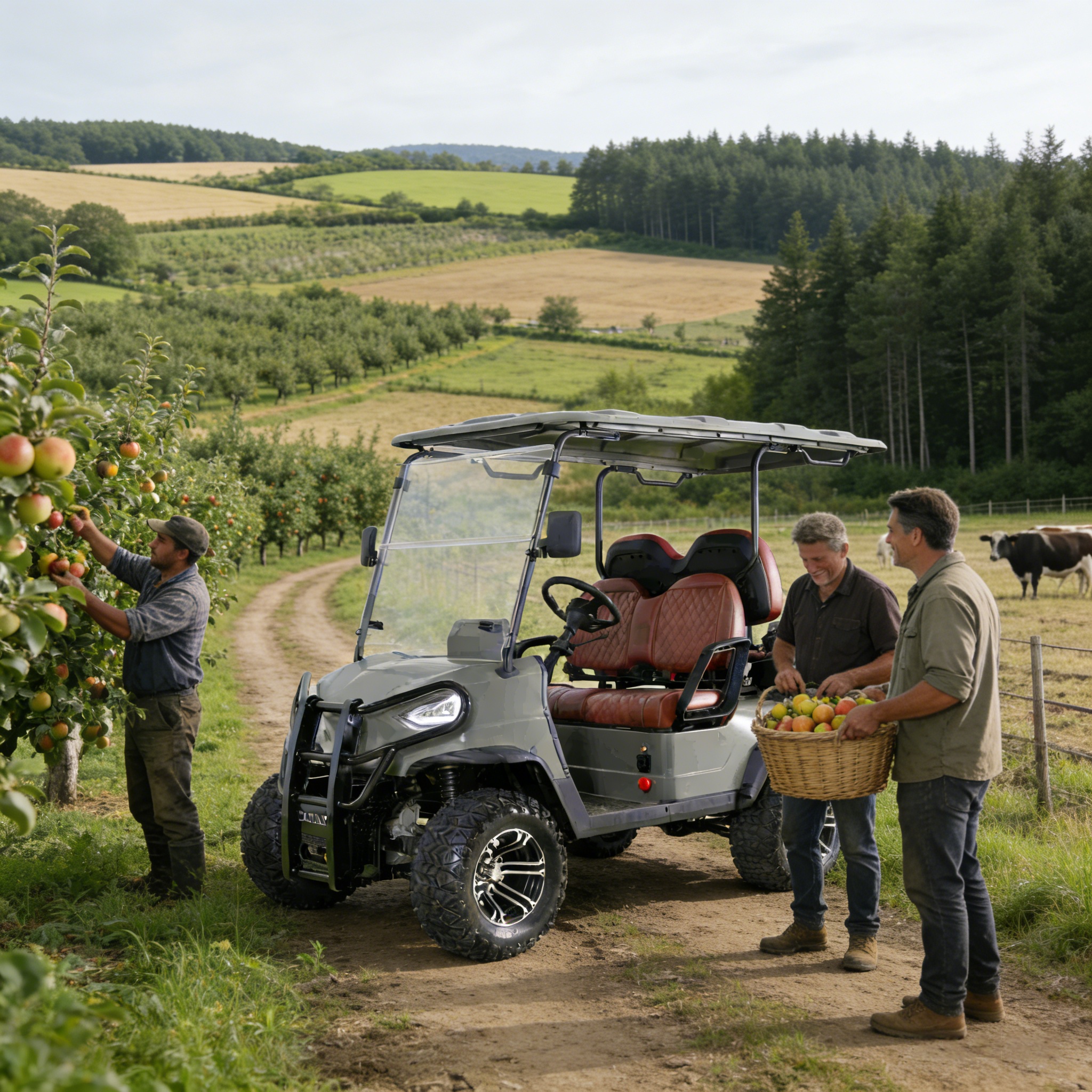 Yatian Electric UTV 4x4: العمود الفقري لجميع التضاريس للصيد والزراعة ومهام الطرق الوعرة